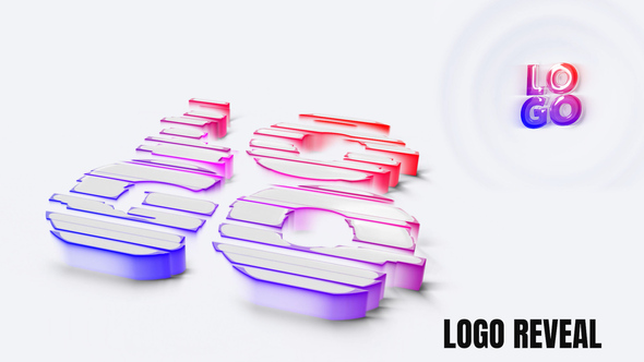 White Logo Reveal Logo Stings template preview