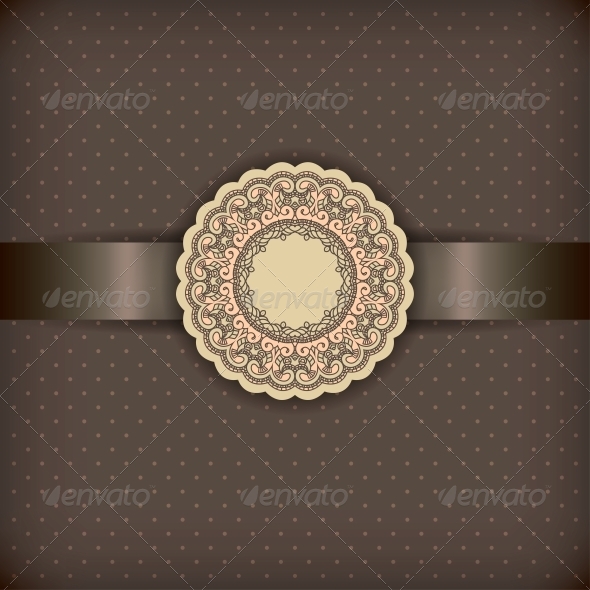 Retro Brown Background - Patterns Decorative