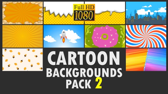 Cartoon Backgrounds Pack 2