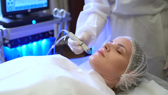 Facial Treatment in a Beauty Parlor