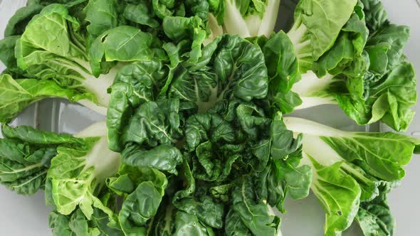 Green Pok Choy Cabbage Leaves, Organic Healthy Food alt