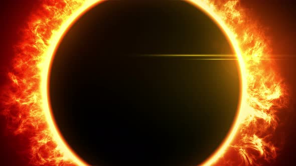 Big Solar Eclipse 4K Loopable Background