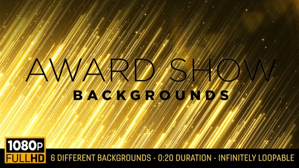 Award Show Backgrounds HD (6-pack)