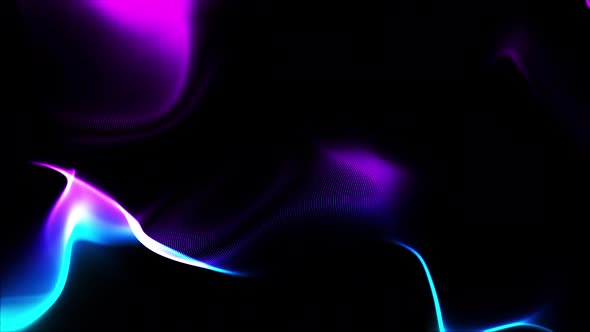 Abstract electronic plasma on black background alt