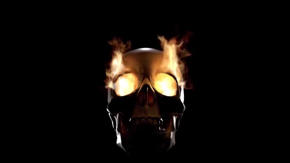 Burning Eye Sockets Of The Skull