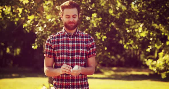 Handsome Hipster Sneezing alt