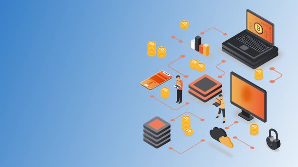 Background Illustration of the Crypto Market alt