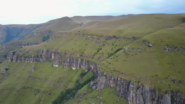 Aerial view from mountain range  alt
