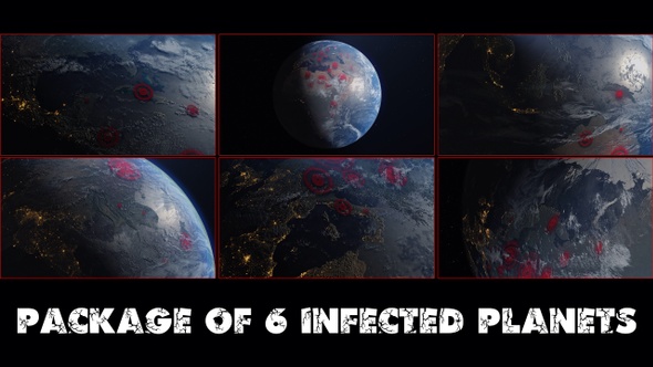 Infection On The Planet / Pack Of 6