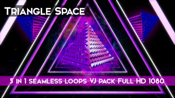 Triangle Space Vj Loops