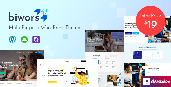 Biwors – Modern & Multipurpose WordPress Theme