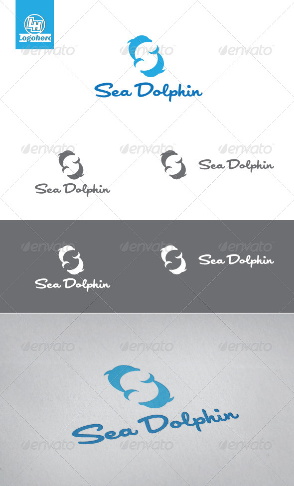 Sea Dolphin Logo Template - Animals Logo Templates