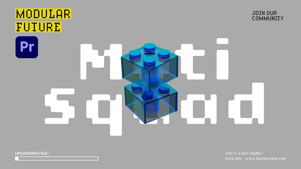 Unique Typography for Premiere Pro Premiere Pro template preview