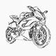Sketch Line Art Photoshop Template