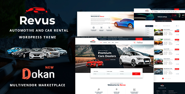 Revus - Automotive & Car Rental WordPress Theme