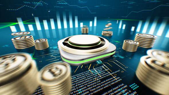 Digital Coin logo Openers template preview