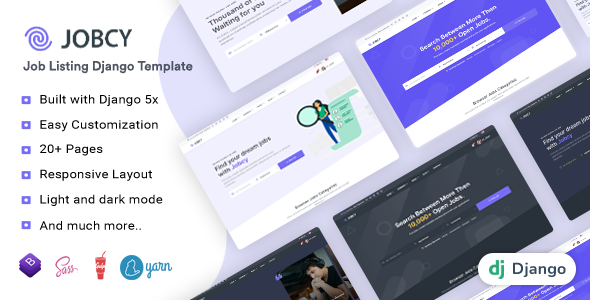 Jobcy - Django Job Board & Listing Template