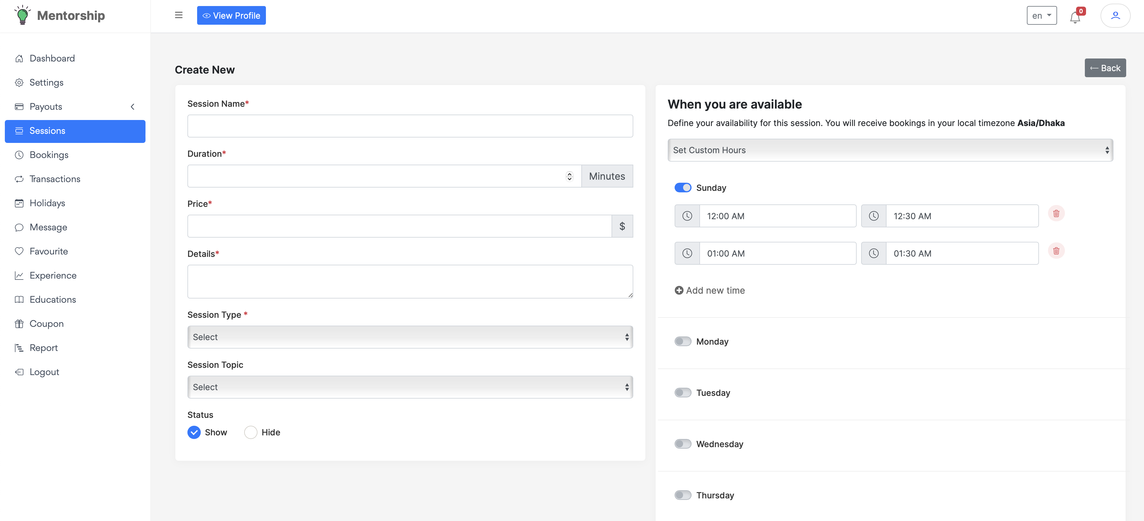 Mentorship - Ultimate Mentors Mentees Connecting Platform by codericks