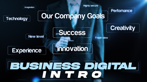 Business Digital Intro Openers template preview