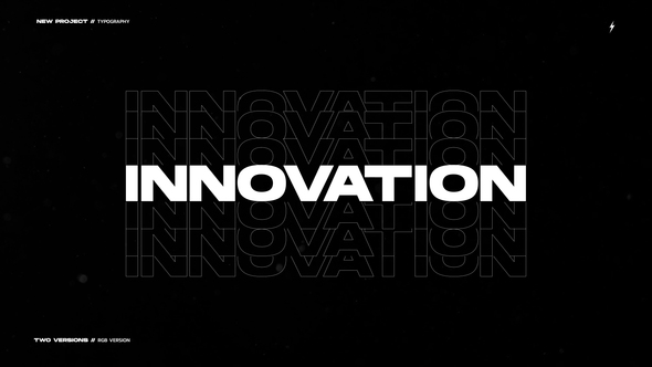 Typography Titles template preview