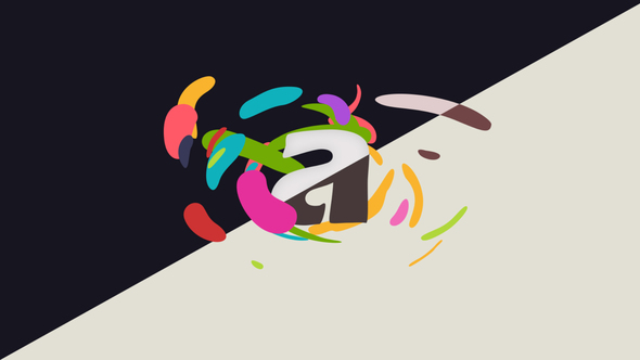 Shapes Move Logo Intro Logo Stings template preview