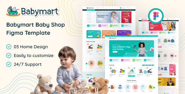 Babymart - Baby Shop Figma Template