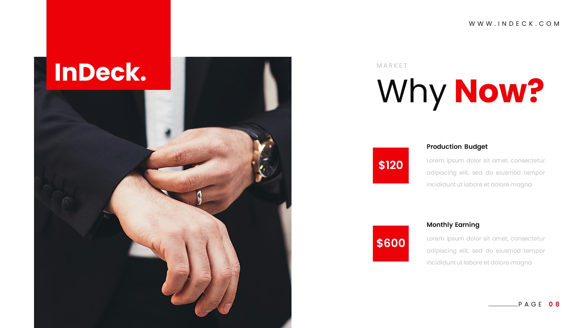InDeck – Pitch Deck PowerPoint Template, Presentation Templates ...