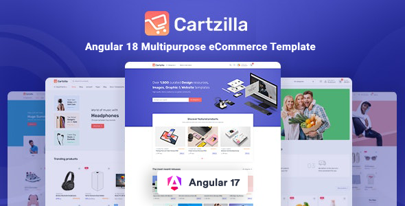 Cartzilla - Angular 18 Multipurpose eCommerce Template