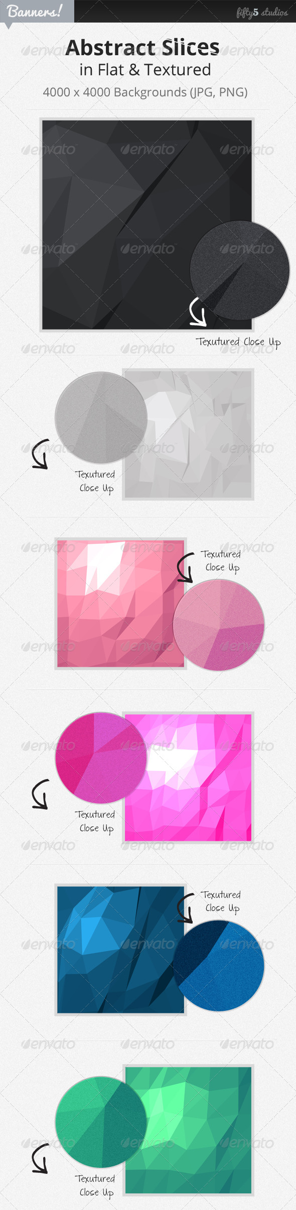24 Abstract Slices Graphic Backgrounds - Abstract Backgrounds