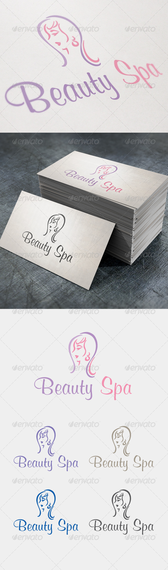 Beauty Spa - Humans Logo Templates