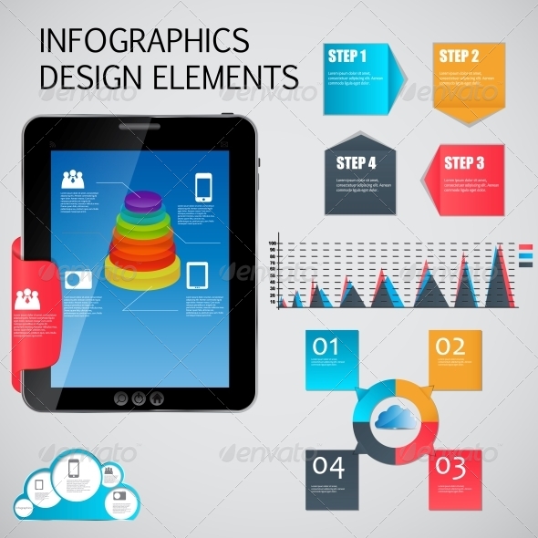 Infographic Template Business Vector Illustration - Infographics