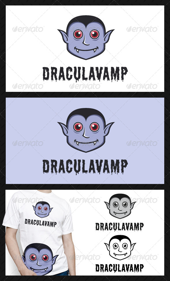 Dracula Vampire Logo Template - Humans Logo Templates