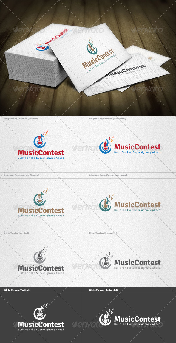 Music Contest Logo - Symbols Logo Templates
