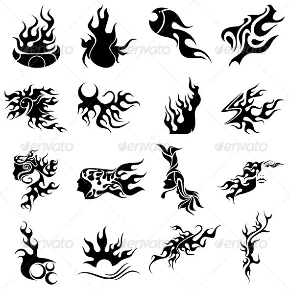 Fire Tattoo Designs, Fire, Tattoo, Design PNG and Vector with Transparent  Background for Free Download