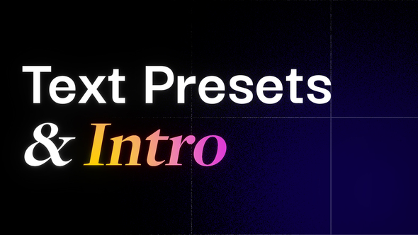 Text Intro Titles template preview
