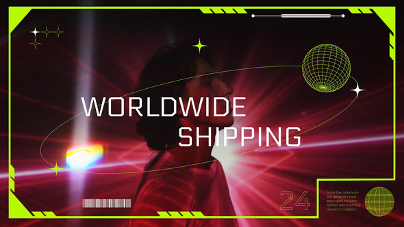 Futuristic Intro Openers template preview