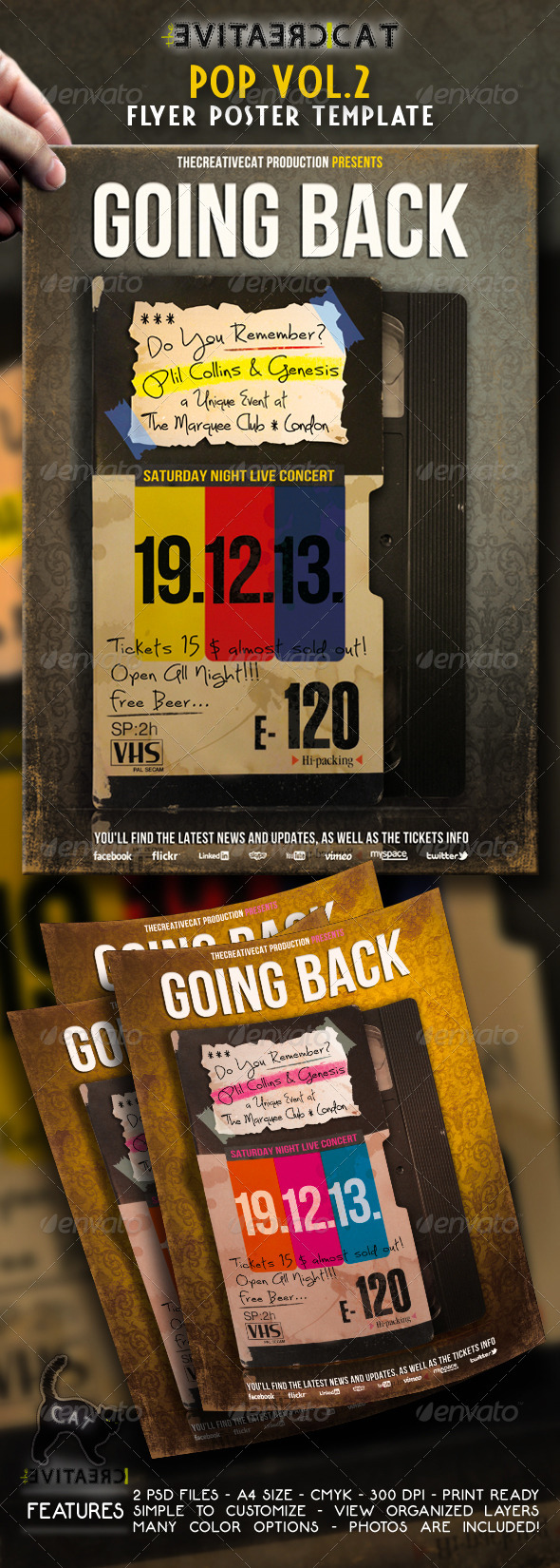 POP FLYER/POSTER VOL.2 - Events Flyers