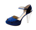 Transparent heel blue peep toe - PhotoDune Item for Sale