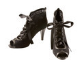 High heels black lace booties - PhotoDune Item for Sale
