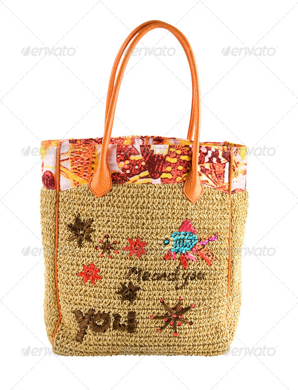 Marine details basket tote - Stock Photo - Images