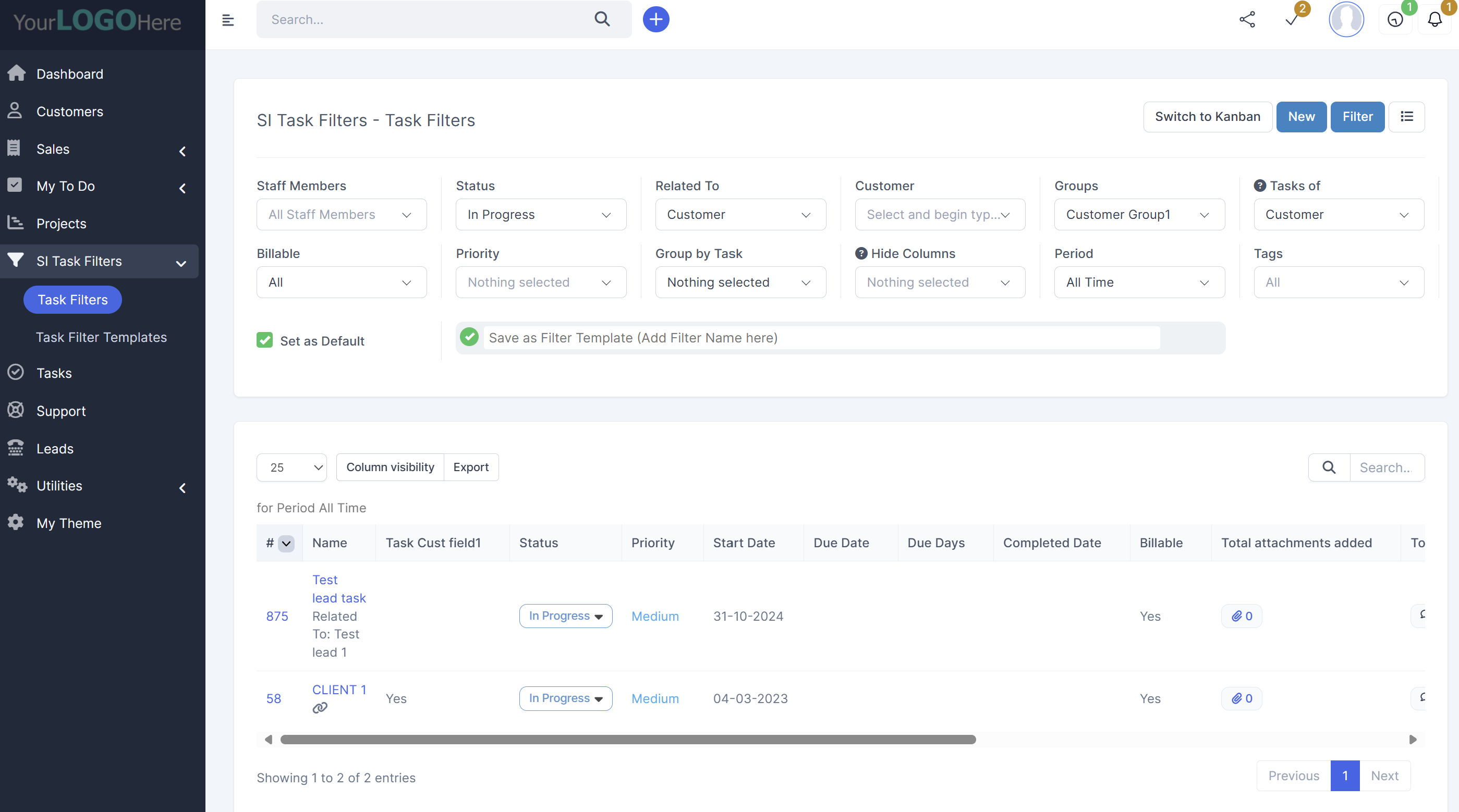 Custom Task Filters Module For Perfex Crm By Sejalinfotech Codecanyon Custom Task Filters Module For Perfex Crm By Sejalinfotech Codecanyon