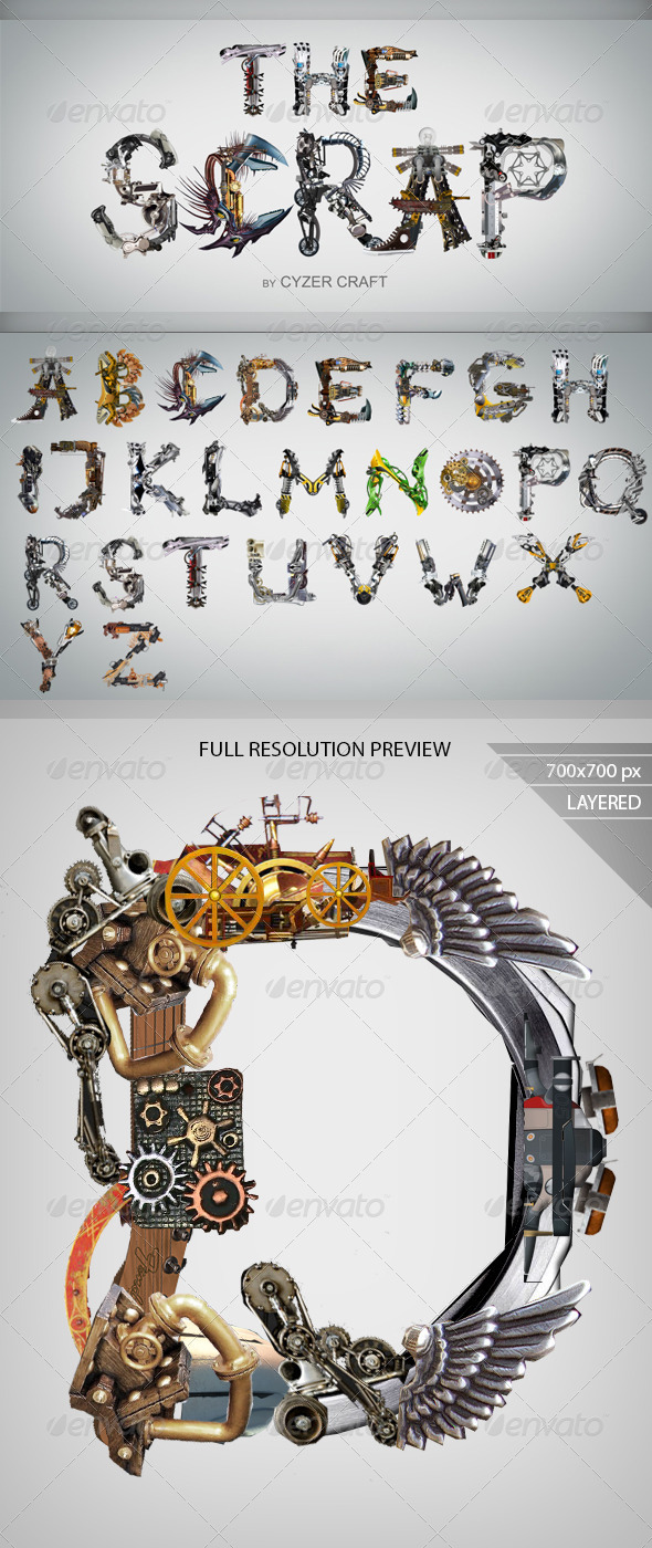The Scrap - Alphabet - Miscellaneous Illustrations