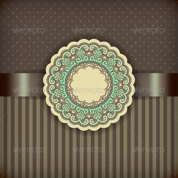Retro Brown Background - Patterns Decorative