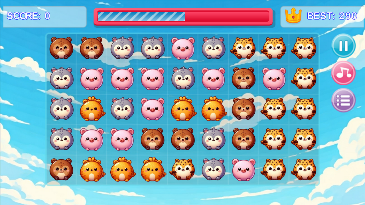 Animal Connect - HTML5 Game - Construct 2-3 by gamepizi | CodeCanyon