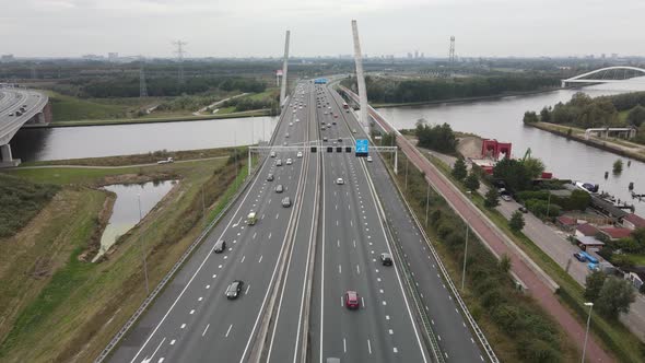 A1 and A9 Infrastructure Highway Motorway and Bridge Over Water alt
