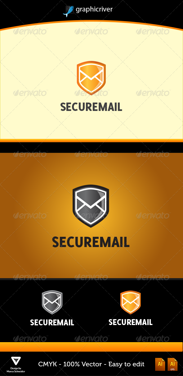 SECUREMAIL - Symbols Logo Templates