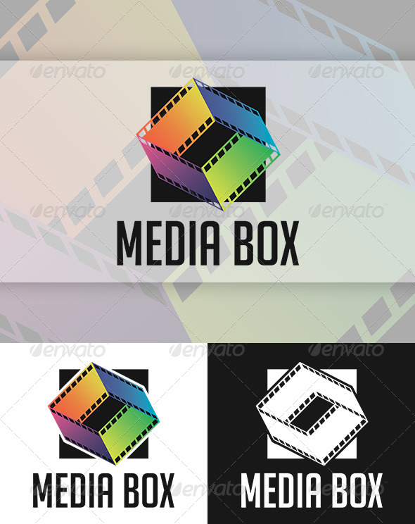 Media Box Logo Template - Symbols Logo Templates