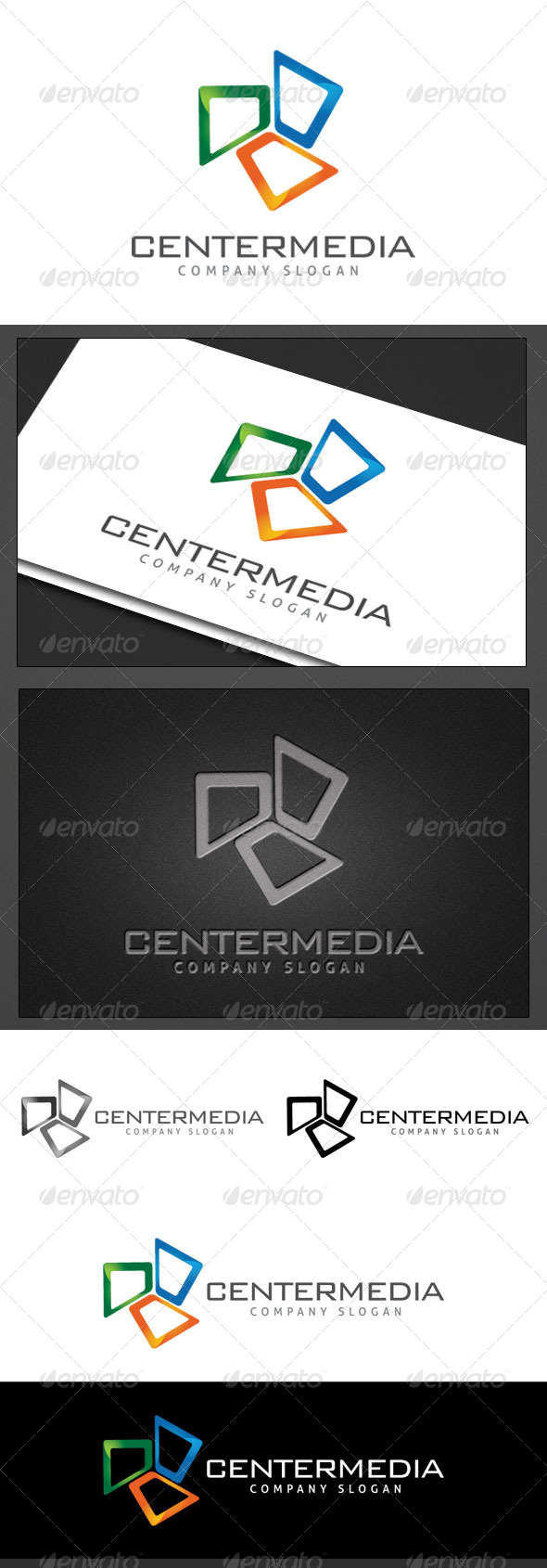 Center Media - Logo Templates