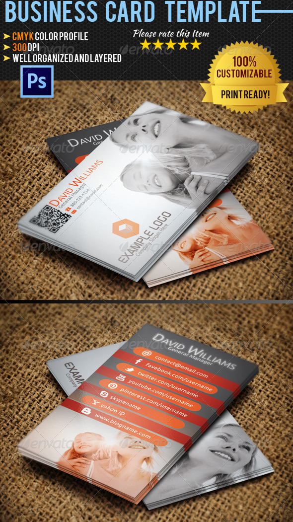 Insurance Business Card - Industry Specific Business Cards