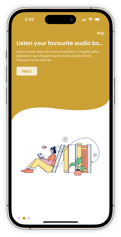 Ebooks Reader and Audiobooks Listen App template in React Native ...